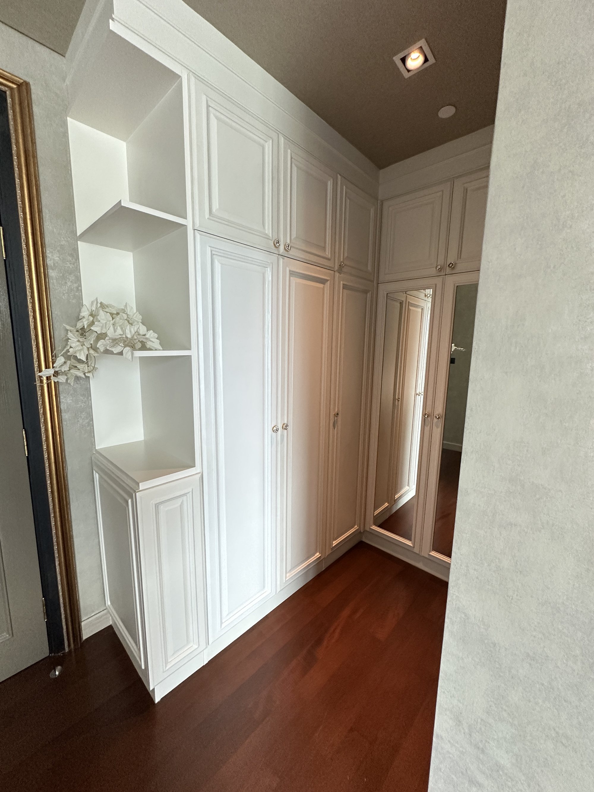 Master walk-in closet
